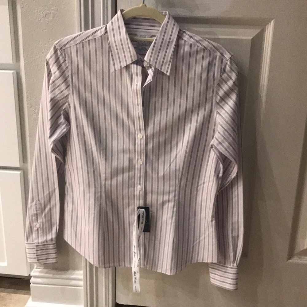 Brooks brothers stripes blouse
